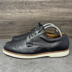 Florsheim Supacush JR Boys Plain Toe Oxford Shoes Size 5.5 Black Leather Dress S